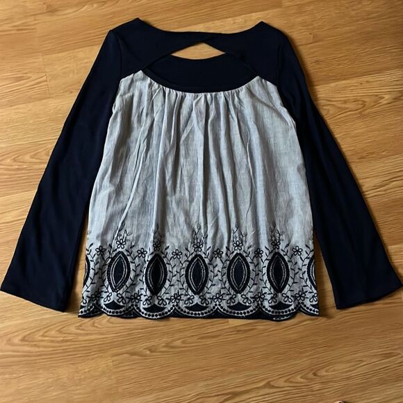 NORDSTROM RACK NAVY PEACOAT SIZE SMALL TOP - Picture 1 of 6